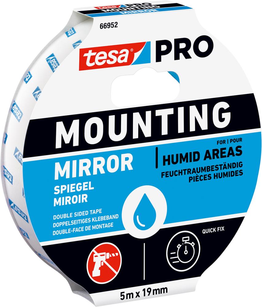 tesa Mounting PRO Spiegel5m:19mm 66952-00001-01 Produktbild img1 L