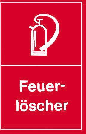 Warnschild "Feuerlöscher" Produktbild img1 L