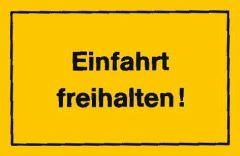 Verbotsschild "Einfahrt freihalten" 250 x 150 Produktbild img1 L