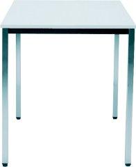Tisch 800x800 mm chrom/lichtgrau Produktbild img1 L
