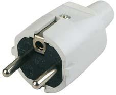 Stecker, PVC, grau REV Produktbild img1 L