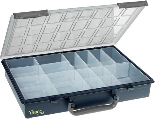 Sortimentskoffer Kunststoff Assorter 55 4x8-17 blau raaco Produktbild img1 L