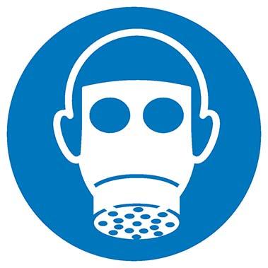 Gebotsschild, Atemschutz benutzen Produktbild img1 L