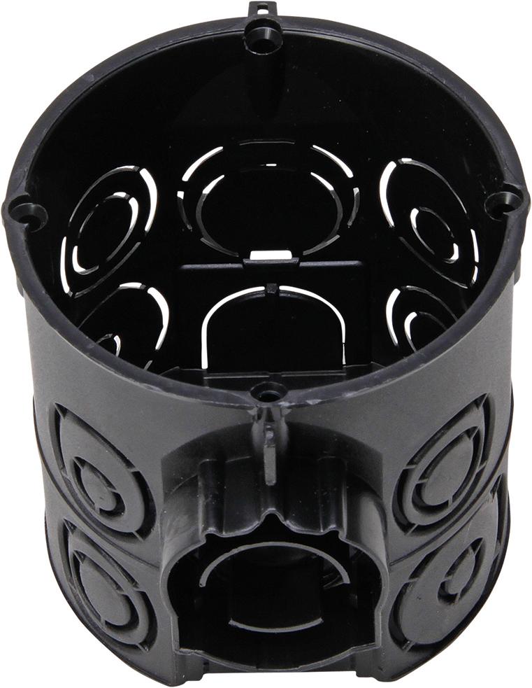 Schalter-Dose ISO 60mm Ø 61mm tief schwarz Kopp Produktbild img1 L