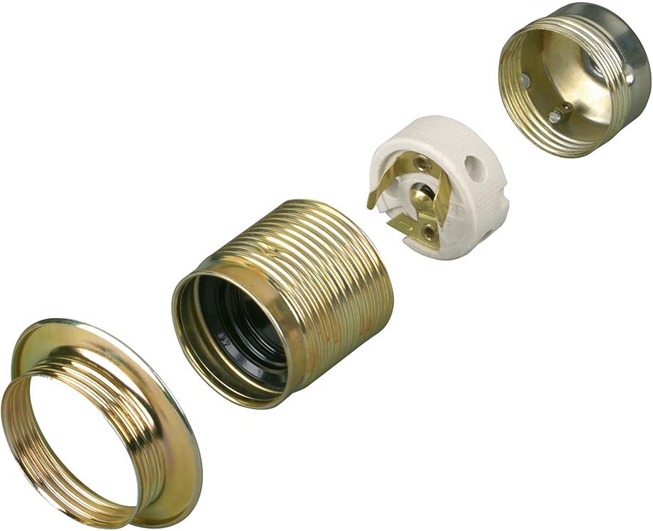 Lampenfassung, Metall Produktbild img1 L