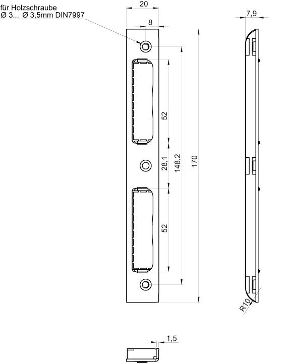 Schließblech ZT Produktbild img1 L