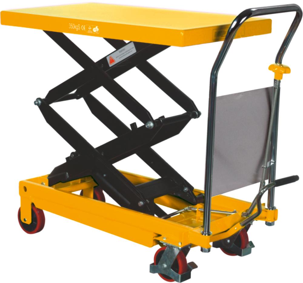 Doppel-Scherenhubtisch, fahrbar Produktbild img1 L