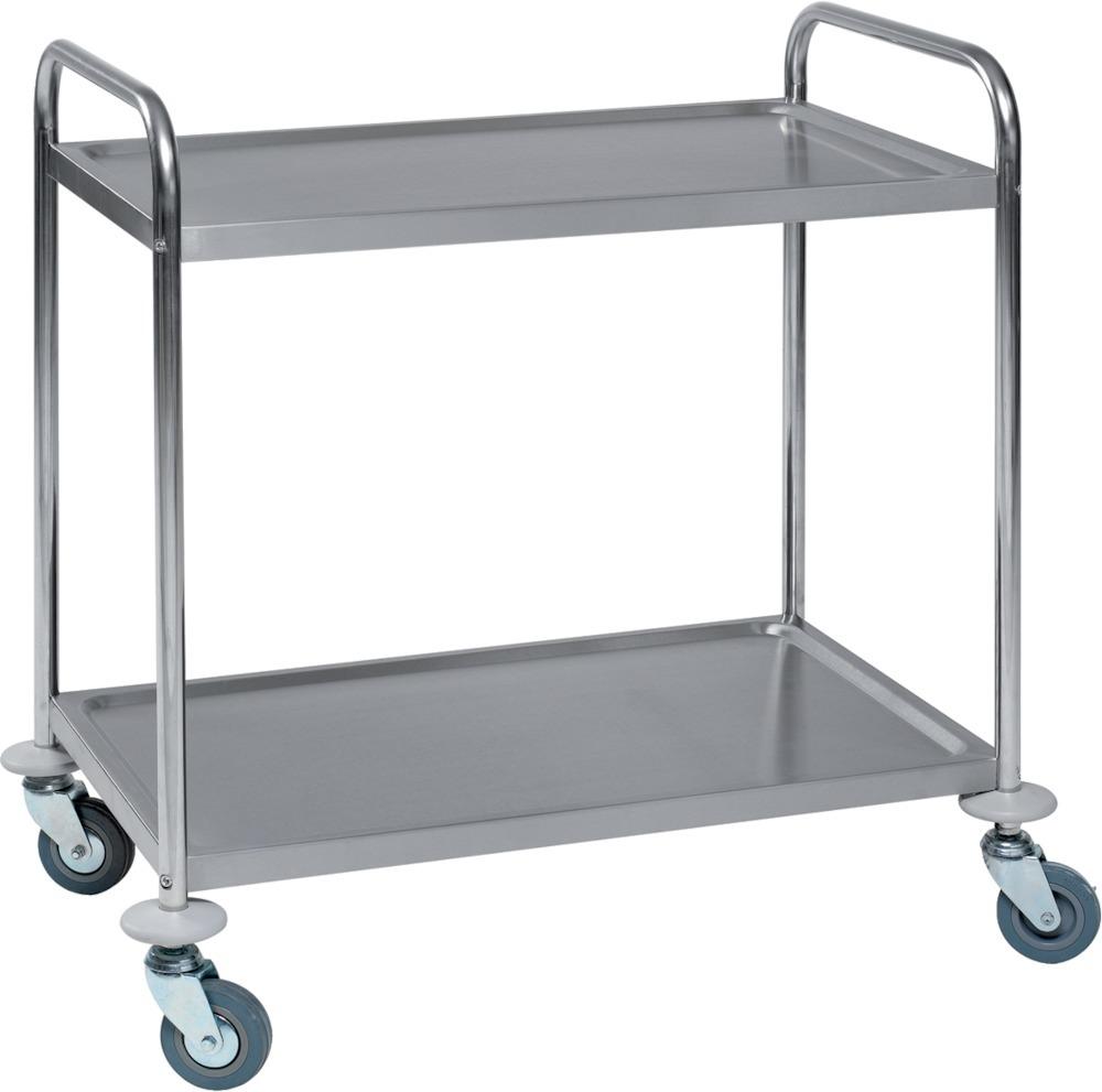 Tisch- und Servierwagen, aus Edelstahl Produktbild img1 L
