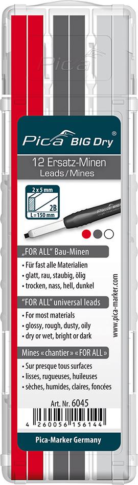 Minen-Set für Zimmermannsstift BIG Dry 2B Produktbild img1 L