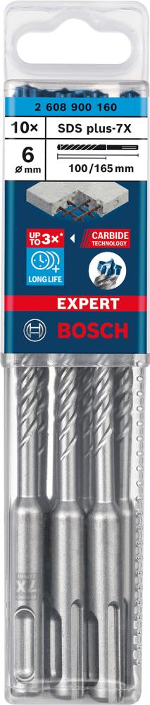 SDS-plus Hammerbohrer plus-7X EXPERT, 10er-Großpack Produktbild img1 L