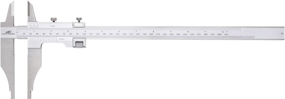Werkstattmessschieber mit Spitzen, mit Feinstellung Produktbild img1 L
