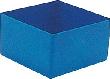 Ersatz-Kunststoff-Box B108xT108xH45 mm blau Produktbild img1 S