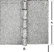 Tür-Scharnier, DIN 7954 C Produktbild img1 S