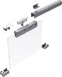 HELM Glasschiebetür HELM 73 Set, Glas Produktbild img1 S