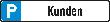 Parkplatzschild Alu B520xH110 mm Kunden SafetyMarking Produktbild