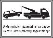 Parkverbotsschild Alu B400xH250 mm Unberechtigt abgestellte Fahrzeuge w. abgeschleppt Produktbild img1 S