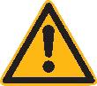 Warnschild, Allgemeines Warnzeichen Produktbild img1 S