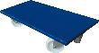 Möbelroller 600x300mm 600kg Kst.Rad 100 mm Produktbild img1 S