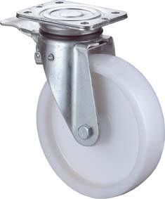 Lenkrolle mit Totalfeststeller, schweres Gehäuse (Transportgeräterolle) Produktbild img1 L