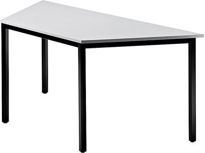 Trapeztisch 1600x693x720 lichtgrau/schwarz Produktbild img1 L