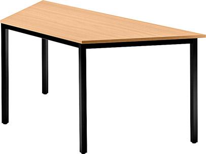 Trapeztisch 1600x693x720 Buche/schwarz Produktbild img1 L