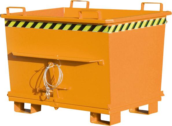 Klappbodenbehälter 700 l B1200xT1040xT970 mm RAL2000 Tragkraft 1500kg Typ BKB 700 Produktbild img1 L
