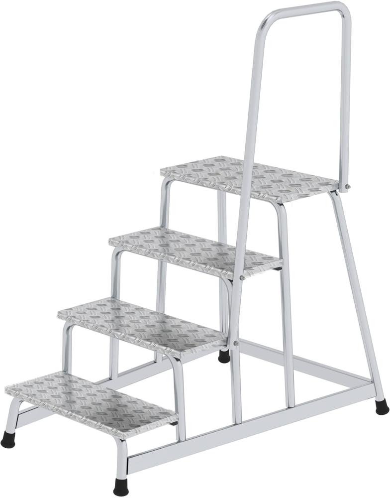 Alu-Arbeitspodest mit Handlauf, starr Produktbild img1 L