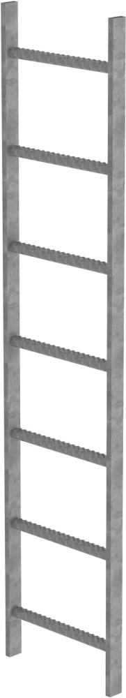 Schachtleiter 7 Sprossen L 1,96 m B440 mm LW 300 mm Stahl verzinkt Produktbild img1 L