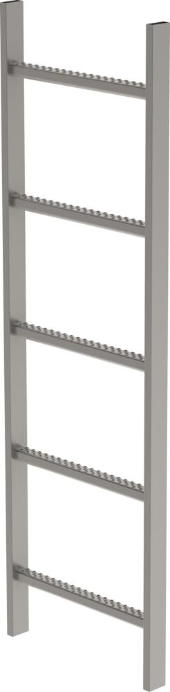 Schachtleiter 5 Sprossen L 1,40 m B440 mm LW 300 mm Edelstahl V4A Produktbild img1 L