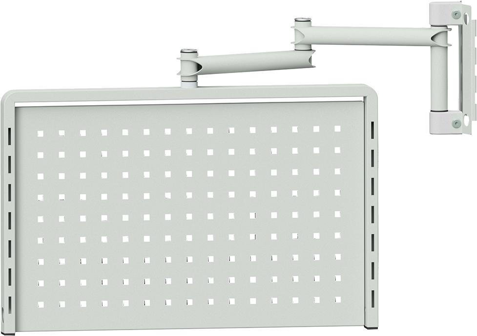 Lochplatte für Grundrahmen RAL 7035 Produktbild img1 L