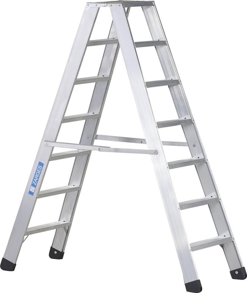 Stufenleiter Seventec B 2x7 Stufen Leiterlänge 1,66 m Arbeitshöhe 3,10 m ZARGES Produktbild img1 L