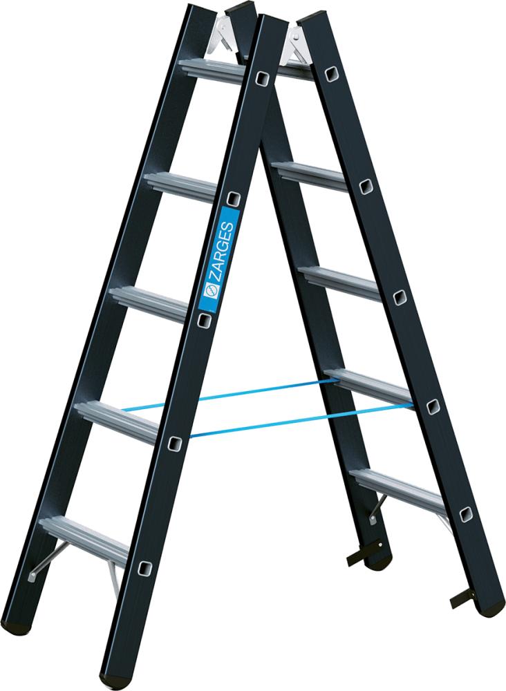 Stehleiter Megastep B 2 x 5 Sprossen Arbeitshöhe 2,75 m Produktbild img1 L