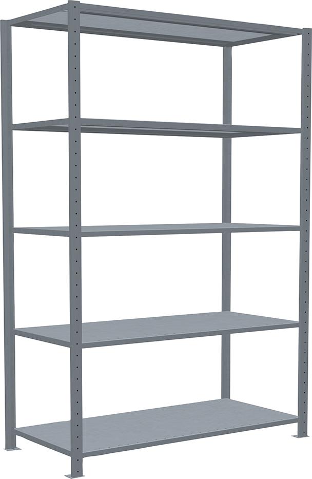 Steckregal B1300xT600xH2000 mm Grundfeld 5 Böden vzk Fachlast 150kg Produktbild img1 L