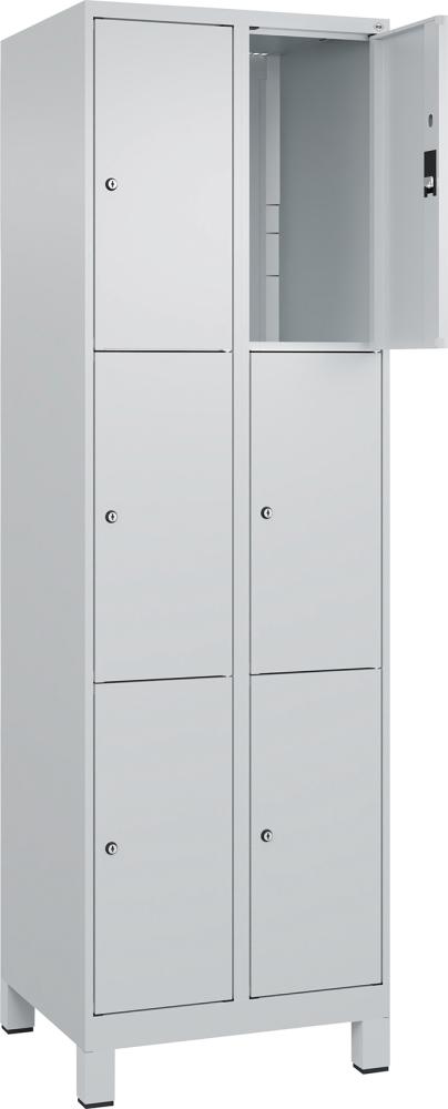 Schließfachschrank mit 3 Fächern übereinander Produktbild img1 L
