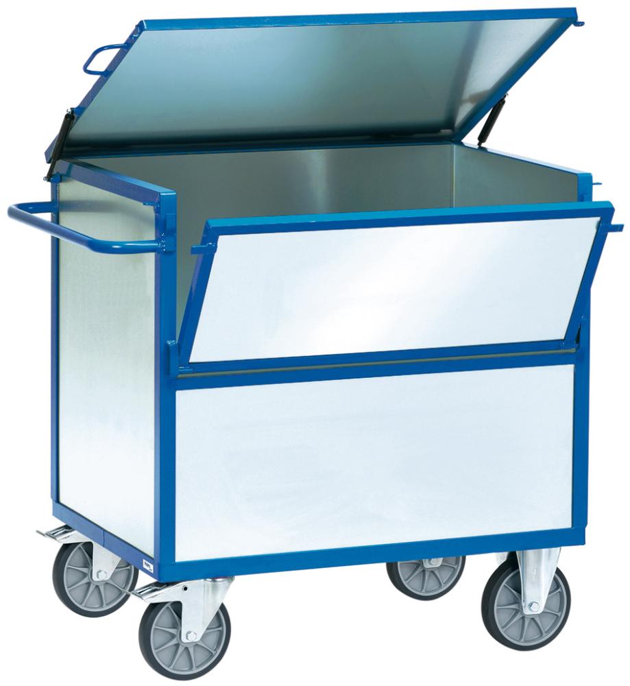 Blechkastenwagen 2832 vz.1000x700mm m.Deckel fetra Produktbild img1 L