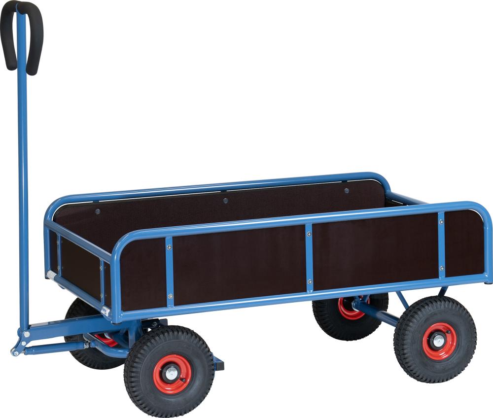Handwagen 4124 400kg 1145x645mm m.4Wänd.fetra Produktbild img1 L
