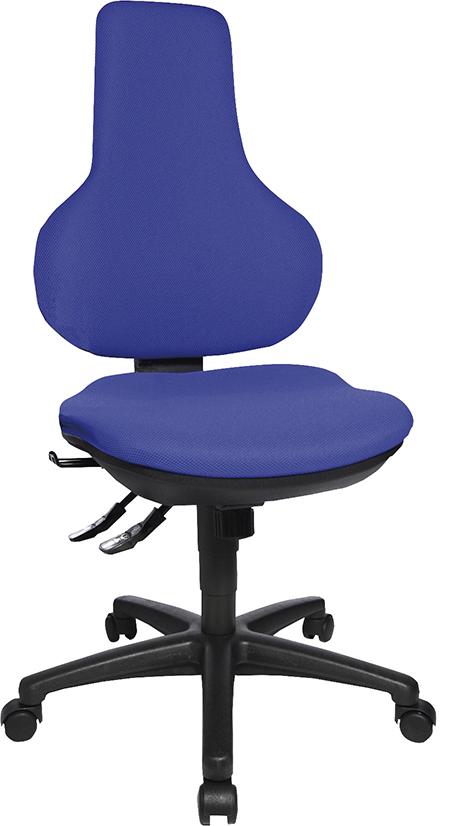Bürodrehstuhl Ergo Point Bezug blau Produktbild img1 L
