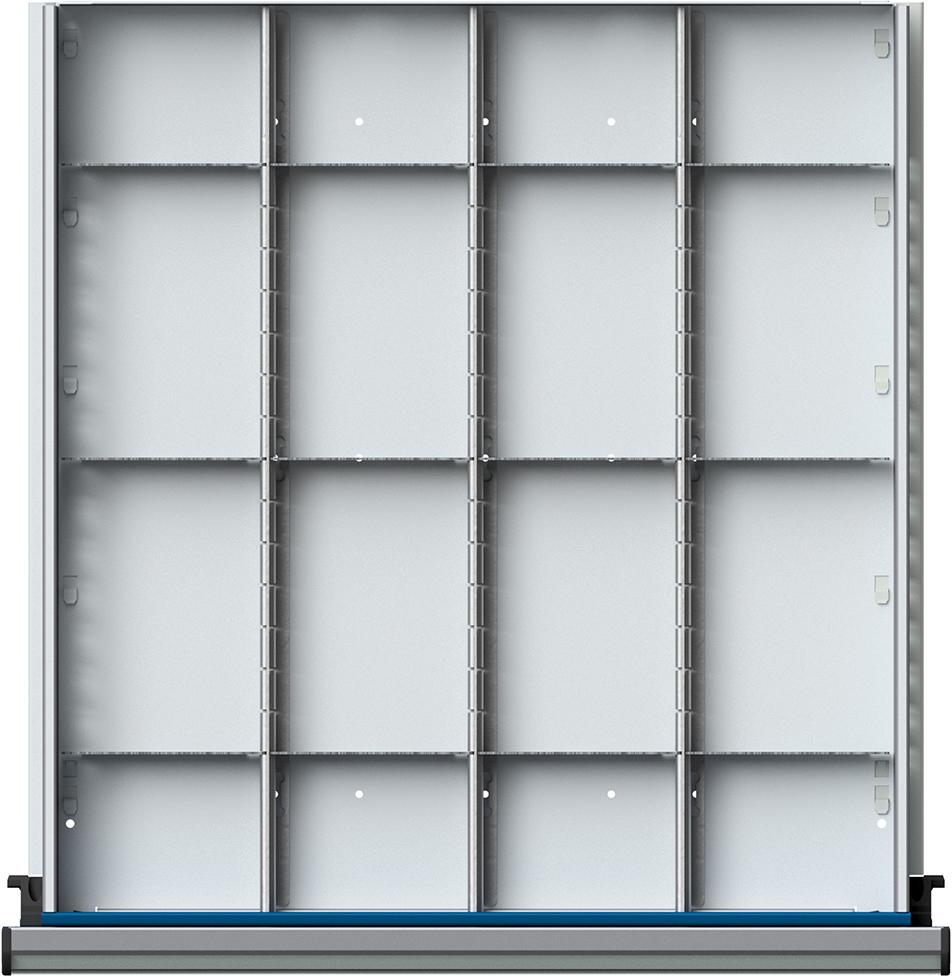 Schubladen-Einteilungsset, 1/4-Teilung Produktbild img1 L