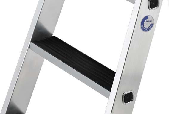 Alu-Stehleiter Plattf. m.10 Stufen m. clip-step Produktbild img1 L