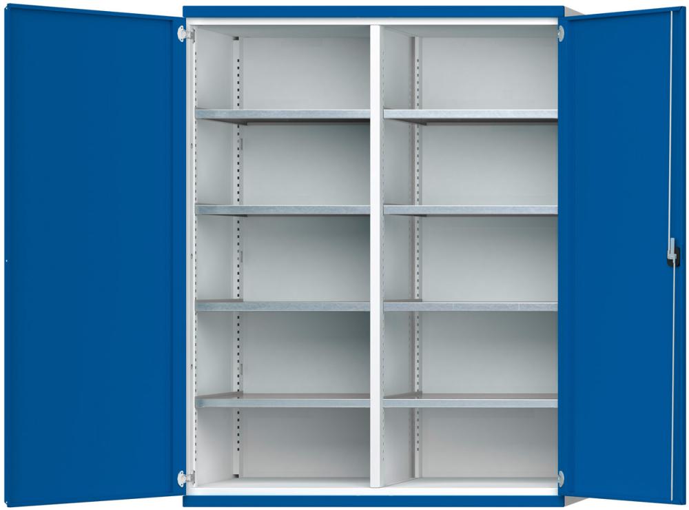 Schwerlastschrank mit Mittelwand und 8 Einlegeböden, Breite 1485 mm Produktbild img1 L