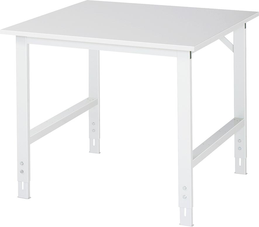 Arbeitstisch Tom - EGB-Melamin-Platte B1000xT1000 xH760-1080mm EGB-Melamin-Platte Produktbild img1 L