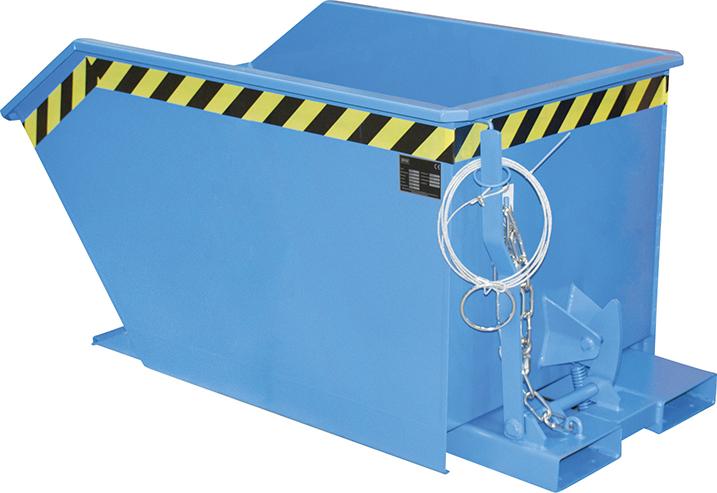 Kippbehälter GU 500 l B780xT1440xH680 mm RAL5012 Tragkraft 1000kg Produktbild img1 L