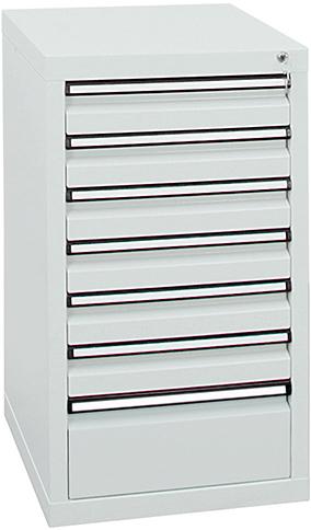 Schubladenschrank, 900x500x500 mm, Schubladen 6x 100/1x 200 mm Produktbild img1 L