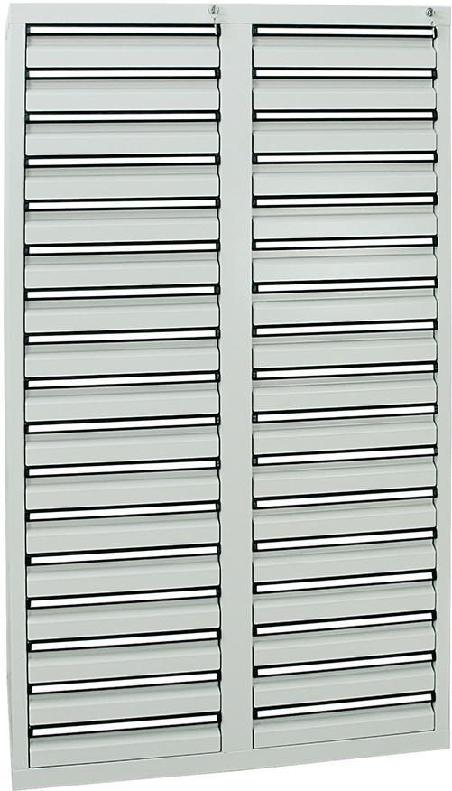 Schubladenschrank, 1800x1000x500 mm, Schubladen 34x 100 mm Produktbild img1 L