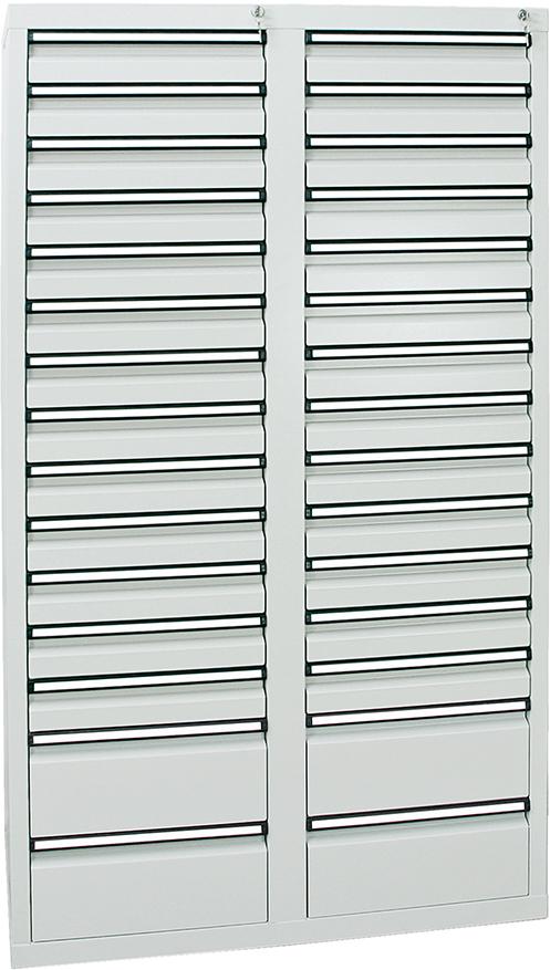 Schubladenschrank, 1800x1000x500 mm, Schubladen 26x 100/4x 200 mm Produktbild img1 L