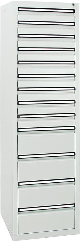 Schubladenschrank, 1800x500x500 mm, Schubladen 9x 100/4x 200 mm Produktbild img1 L