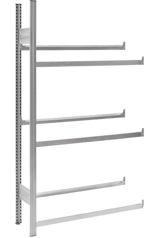 Grundregal m.6 Traversen für Getränkekisten 1750x335x1010verz. Produktbild img1 L