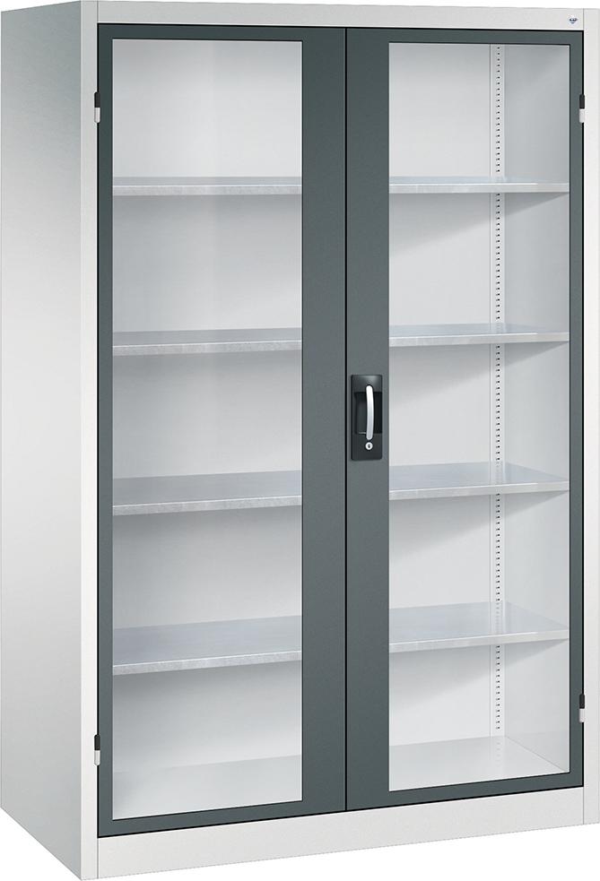 Werkzeug- und Materialschrank (RAL 7035/7016) mit 4 verstellbaren Einlegeböden Produktbild img1 L