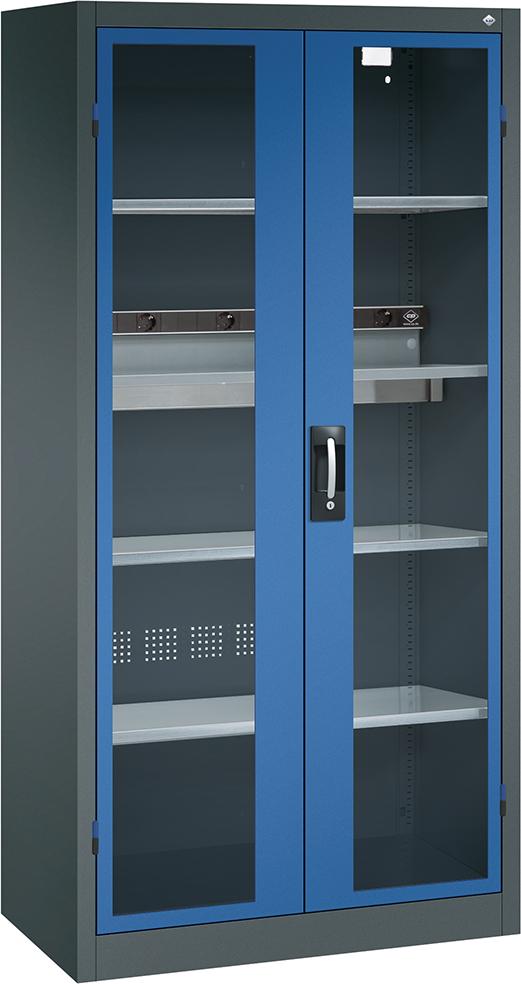 Akku-Ladeschrank BASIC, mit Sichtfenstertüren Produktbild img1 L