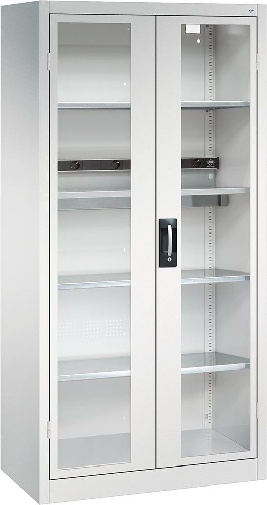Akkuladeschrank BASIC mit Sichtfenstertüren Produktbild img1 L
